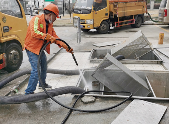 群英乡隔油池清理